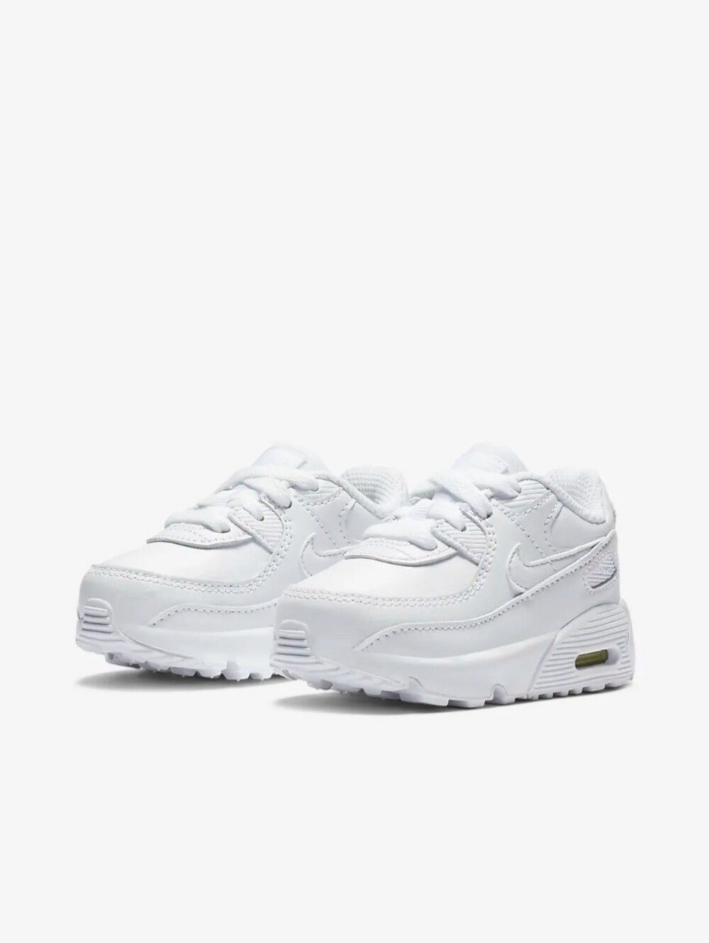 Nike Air Max 90 Kid's White Sneakers, Size 9C